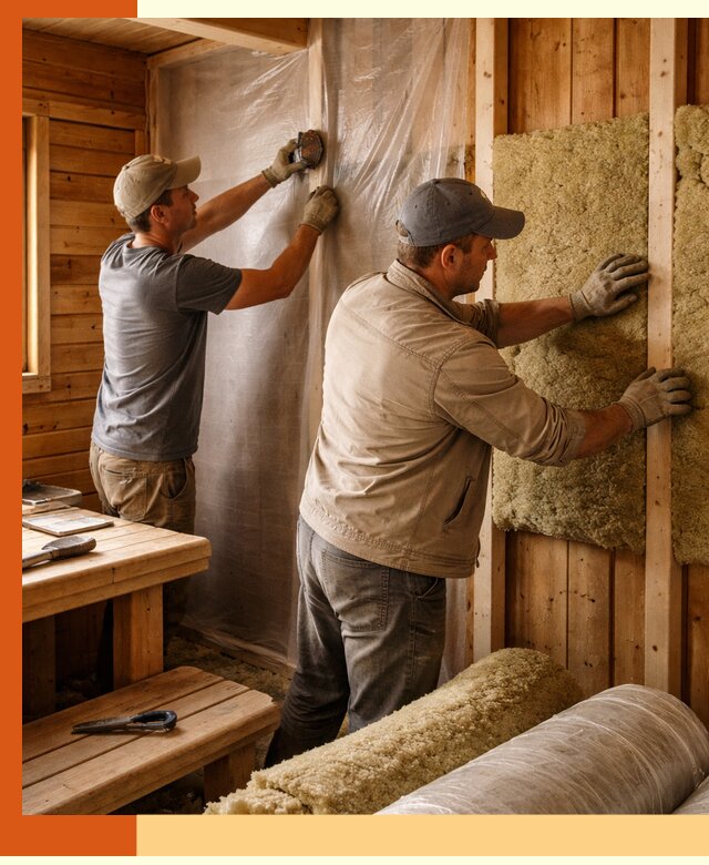 Утепление бани изнутри в Светлограде качественно и недорого