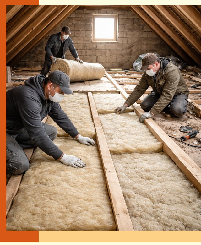 Утепление чердака в Светлограде — профессиональная теплоизоляция кровли