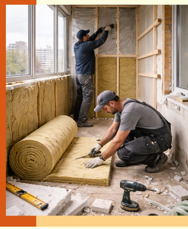 Утепление балкона под ключ в Светлограде качественно и быстро