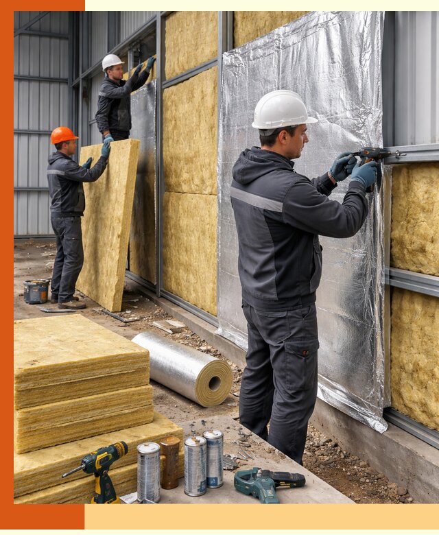 Утепление металлического ангара профессионально в Светлограде