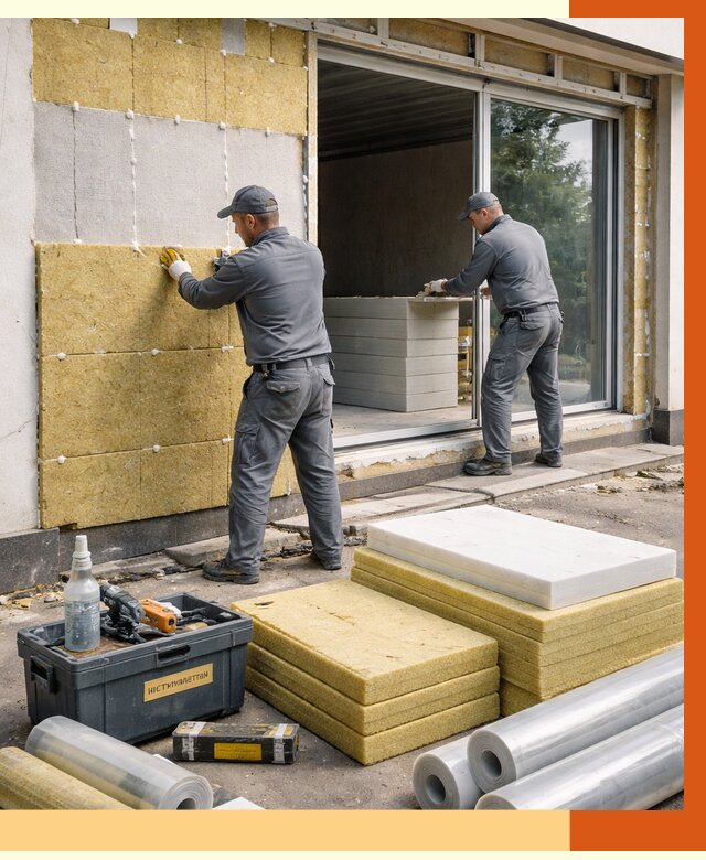 Утепление торгового павильона в Светлограде от 14729 руб./м² под ключ | ТепломастерСвт