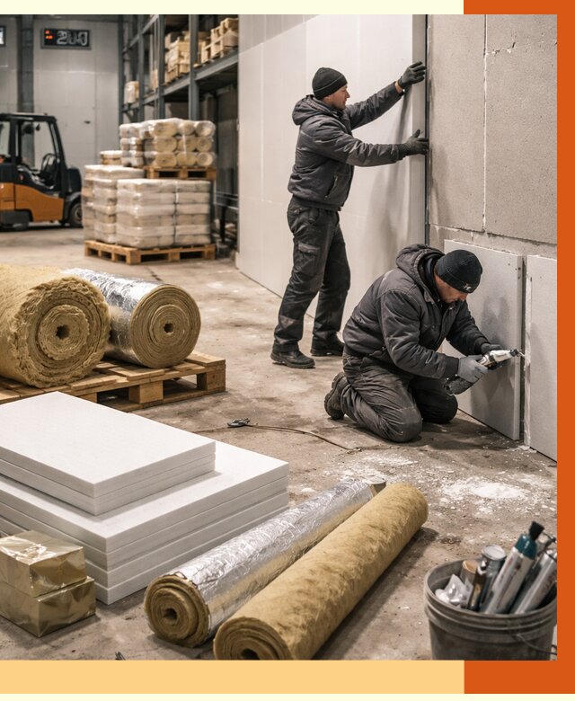 Утепление холодного склада в Светлограде от 8634 руб/м2 — комплексное под ключ | ТепломастерСвт