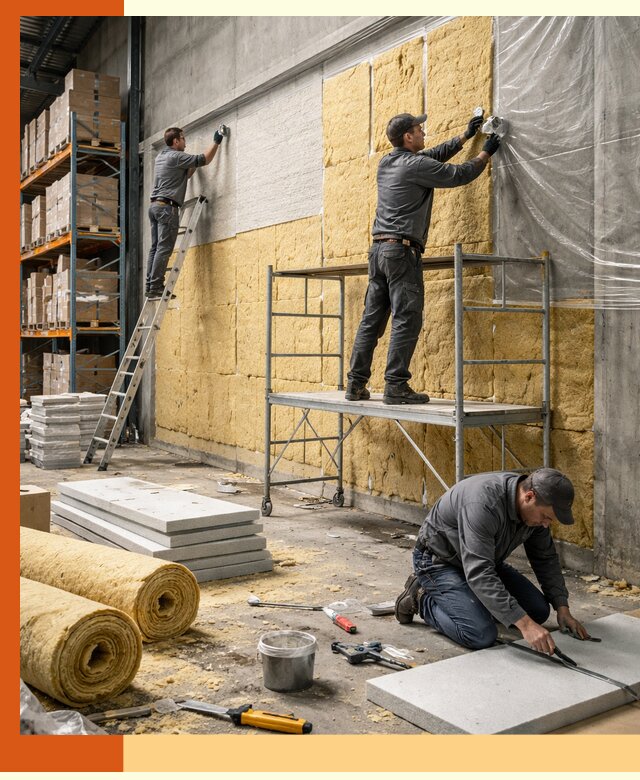 Утепление холодного склада под ключ в Светлограде