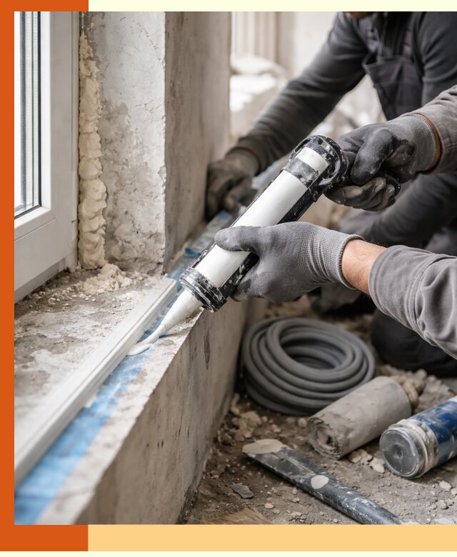 Герметизация стыков и примыканий зданий в Светлограде